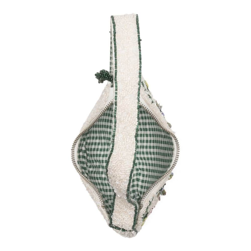 Stylish Vegetable Beaded Handbag - Picture 3 of 3